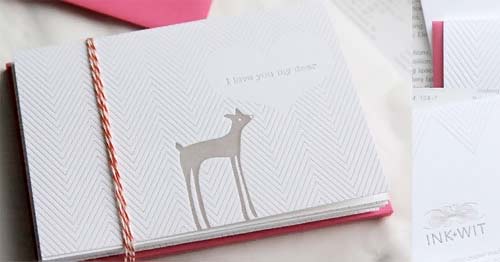 i love you my dear notecards