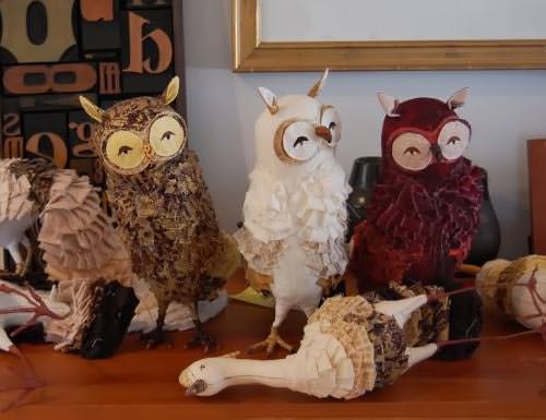 Etsy Finds: Vintage Owl Sculptures