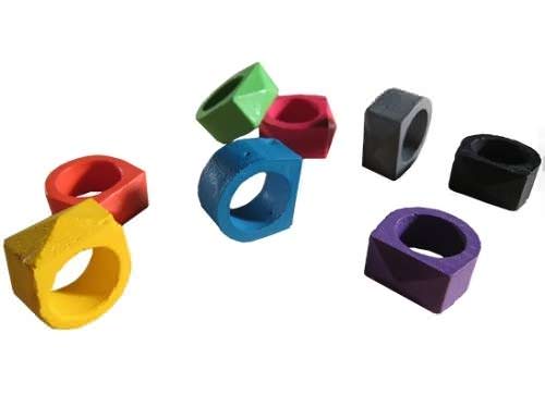 cast crayon rings