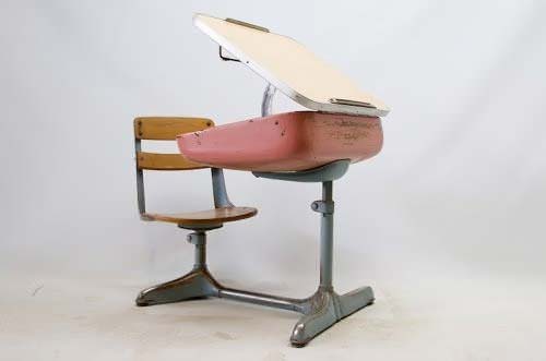 Vintage School Desk by Norman Bel Geddes