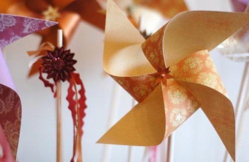 Projects: Pinwheels with Ribbon Wands