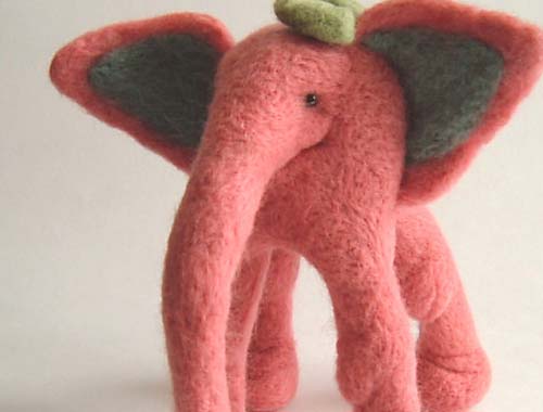 Etsy Finds: Red Flannel Elephant
