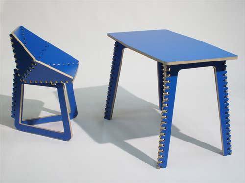 Desk + Chair by Sebastien Wierinck
