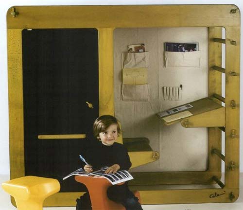 Vintage Bunk Bed and Desk