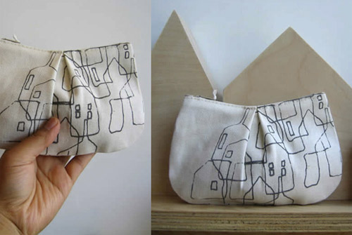 bags by artist Arounna Khounnoraj of bookhou