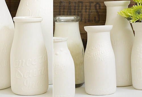 Etsy Finds: Handmade Porcelain Milk Bottles