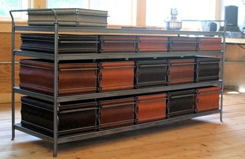 Credenza with Bins by Jim Zivic Design