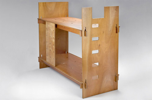 Vintage Plywood Bunk Beds