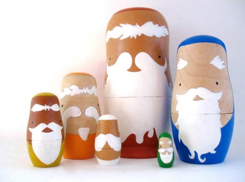 Wooden Nesting Dolls on Etsy