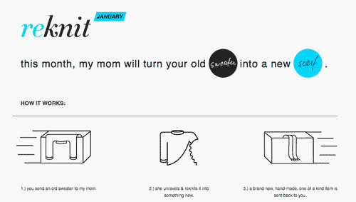 reknit website screenshot