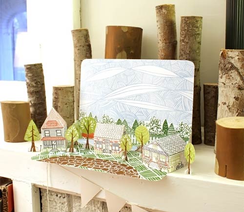 etsy paper house kit