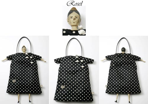vintage puppet handbag