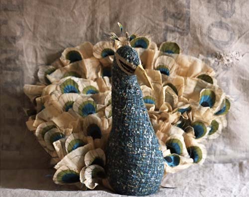 tamar mogendorff handmade peacock