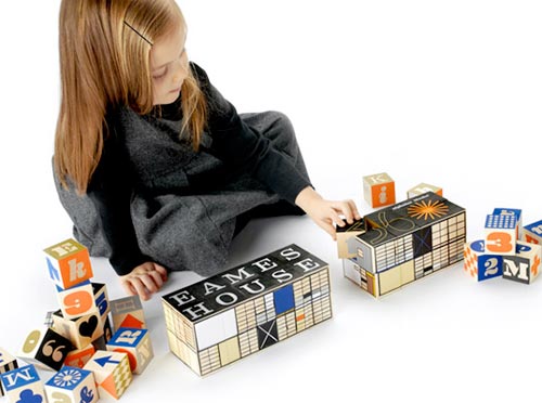 Eames House Alphabet Blocks