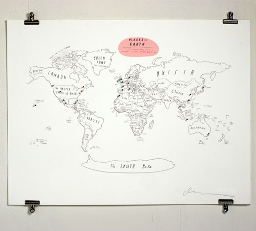 Places on Earth Print