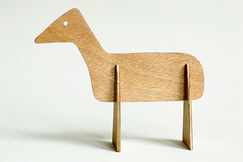 made by joel wooden horse toy