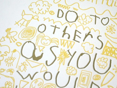 Studio on Fire Golden Rule Poster