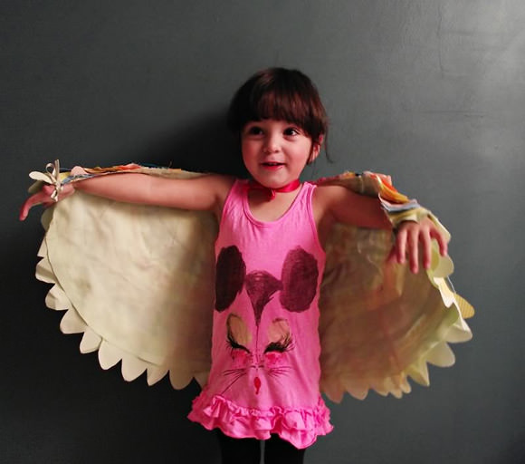 DIY Bird Wings Costume