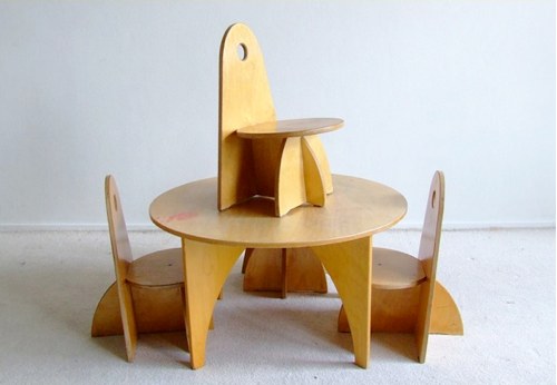 vintage children's table 