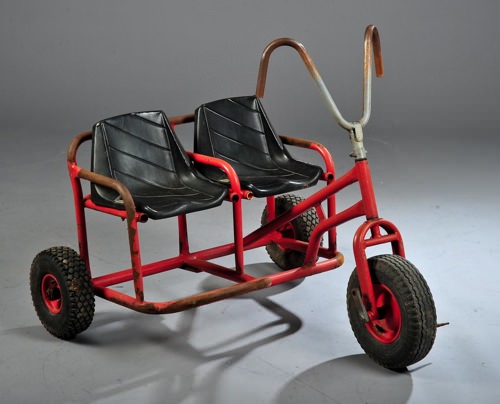 Vintage Tandem Tricycle