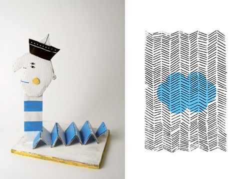 Cardboard Sculpture & Illustration by André da Loba