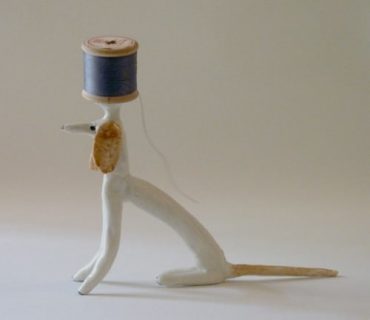 Porcelain Bobbin Holder by EleonorBostrom on Etsy