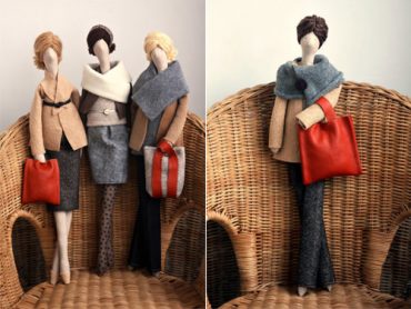 Custom OOAK Fabric Doll from Etsy seller Made by Agah