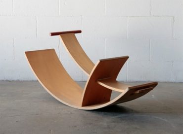 vintage modern rocking horse