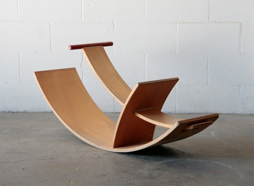 vintage modern rocking horse