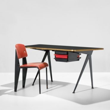 Compass desk by Jean Prouve