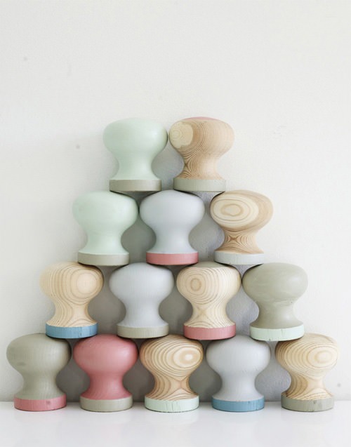 Hand-Painted Pastel Knobs