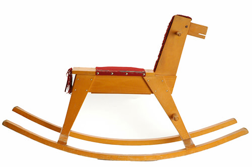 Vintage Modern Rocking Horse by Wisa Gloria