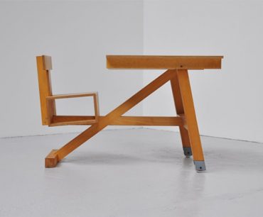 vintage modern school desk