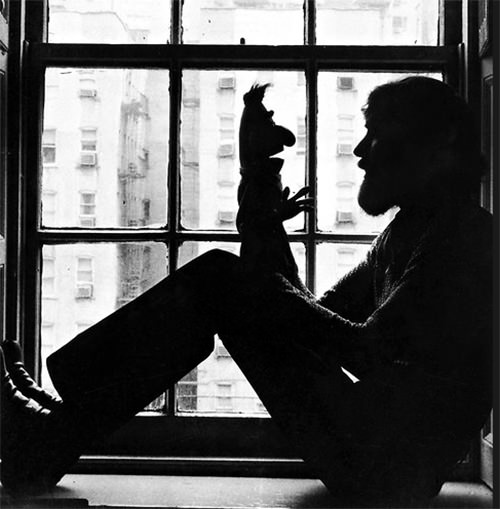 Jim Henson and Ernie Sesame Street Puppet