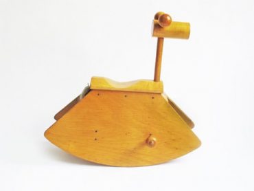 vintage rocking horse at mondocane