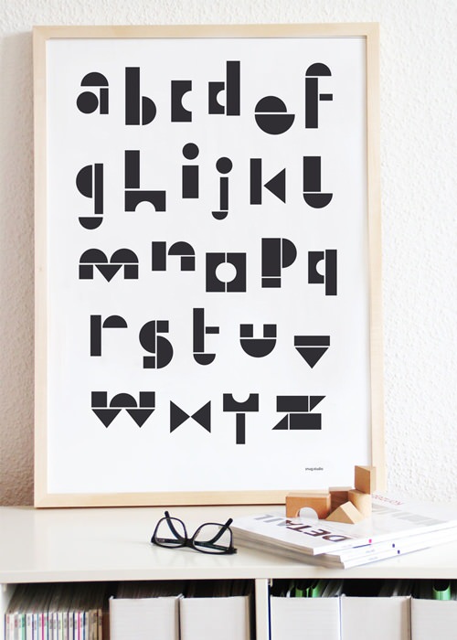 Alphabet Poster