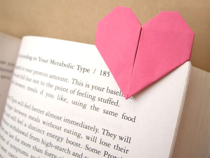 heart page marker by bloomize