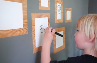DIY Dry Erase Framed Gallery