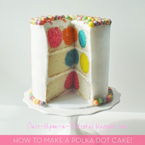 How To Make A Polka Dot Birthday Cake