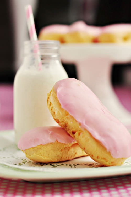 Mini Pink Eclairs by Amy Atlas