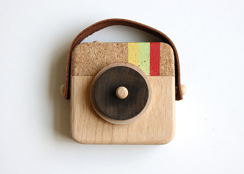 Wooden Instagram Camera For Kids