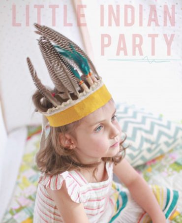 DIY Indian Party Hat