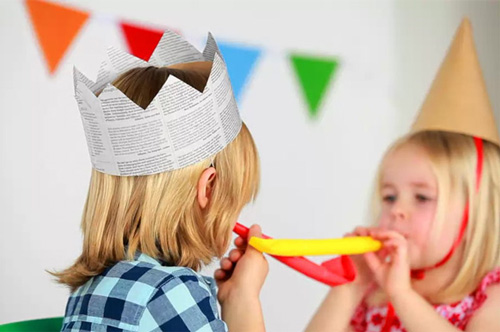 DIY Newspaper Party Crown