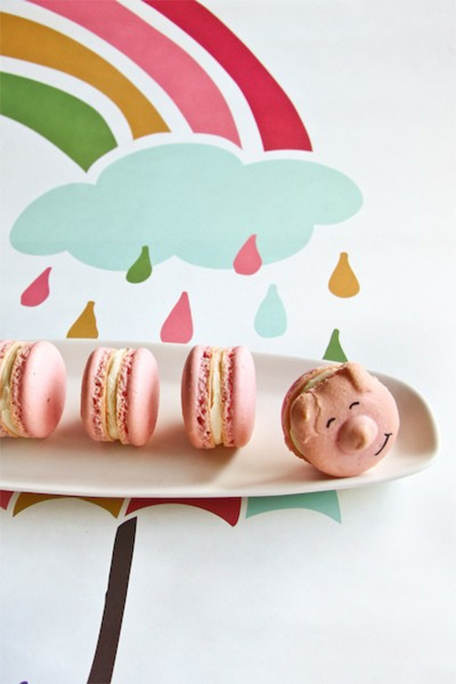 Piggy Macarons