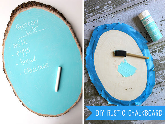 DIY Rustic Chalkboard Craft Project