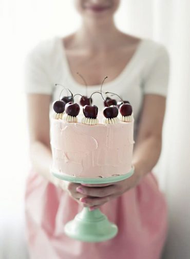Cherry Vanilla Cake
