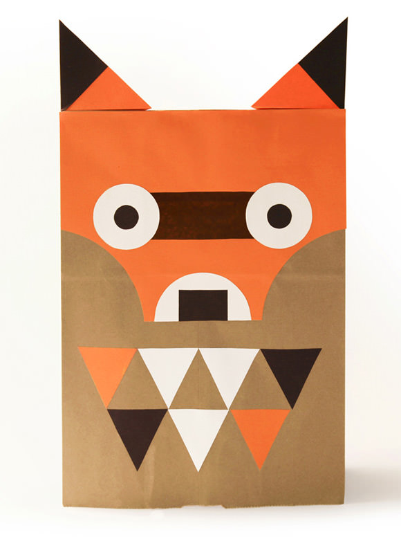 DIY Paper Bag Costume, The Fantastically Frightful Fox