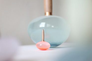 Hand-Blown Glass Spinning Tops