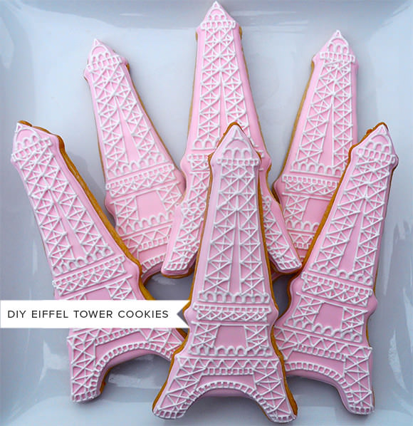 DIY Eiffel Tower Cookies