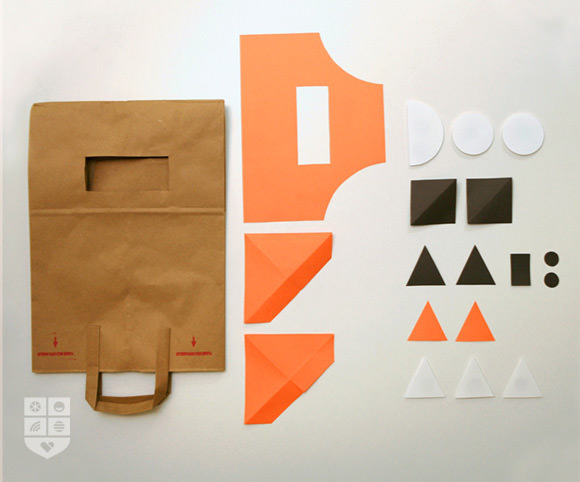 DIY Paper Bag Costume for Halloween